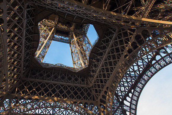 Eiffel Tower structural view