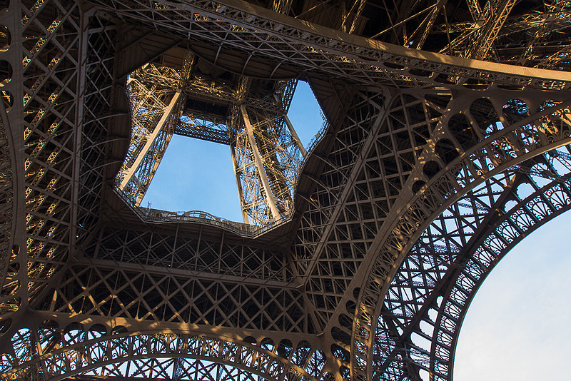 Eiffel Tower structural view