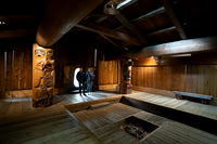 Tlingit clan house, Alaska Heritage Center