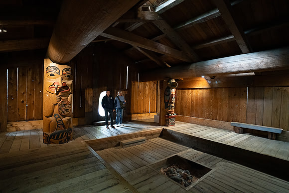 Tlingit clan house, Alaska Heritage Center