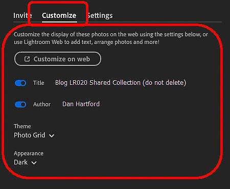 06 LR028 Customize Tab