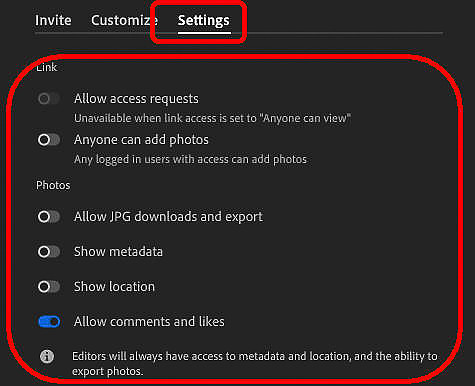 11 LR028 Settings Tab