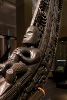 Maori carving on Canoe Bow