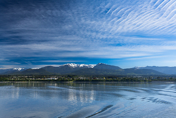 Olympic Peninsula sky and water