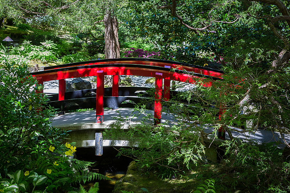 Red Bridge in Butchart