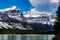 Waterfowl Lake and Canadian Rockies