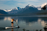 Stand up on Lake McDonald