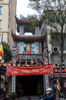 Storefront Temple on Le Duan St. Hanoi