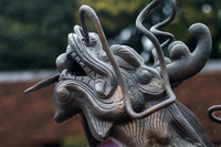 Dragon head Van Mieu acadamy, Hanoi