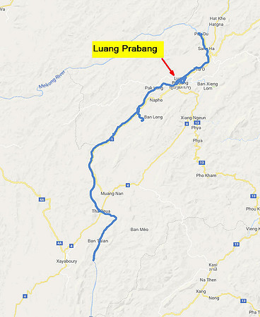 Map Mekong River