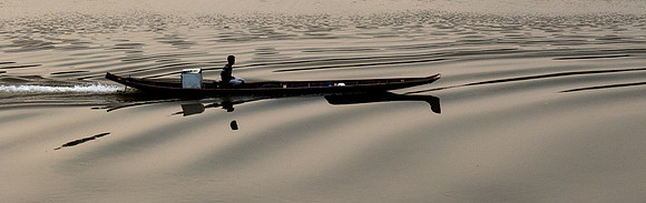Plying the MeKong near Luang Prabang
