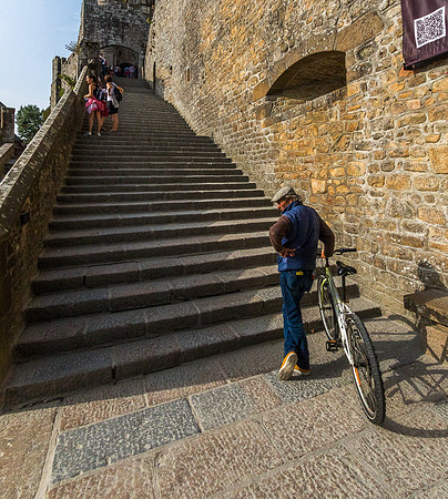 Bicycle and Stairs