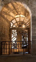 Walking winch, Mont St. Michele, FR