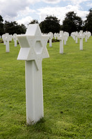 Star of David Grave Marker - US Cemetery, Normandy, France