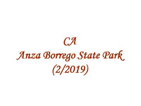 2019-02 USA CA - Anza Borrego