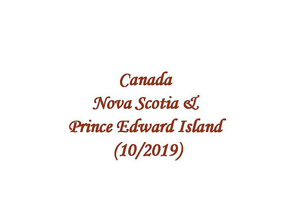 Canada - Nova Scotia & PEI (2019-10)