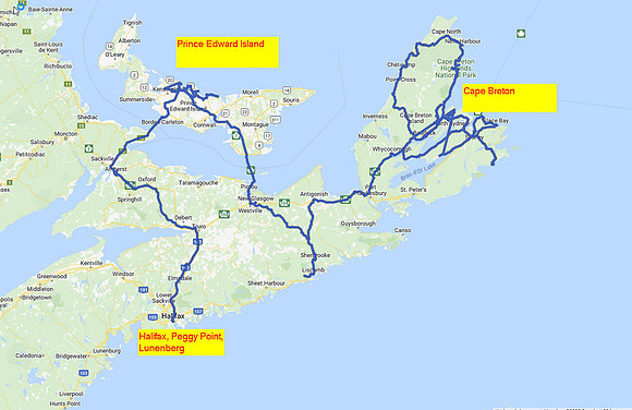 # Full Trip Map
