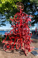 Red Bike Pile (Halifax Harbourwalk)