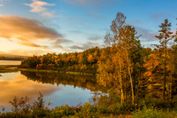 Autumn Sunrise in quiet Cape Dauphine Cove, (Cape Breton Island, NS Canada)