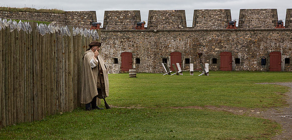 Sentry, Fort Louisburg (Cape Breton Island, NS Canada)