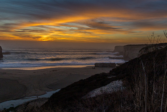 Bonny Doon Beach Sunset