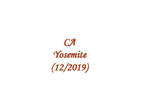 2019-12 USA CA - Yosemite