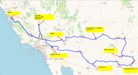 Map 1 - Whole Trip