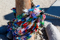 Paper Cranes for good luck.  Manzanar, CA