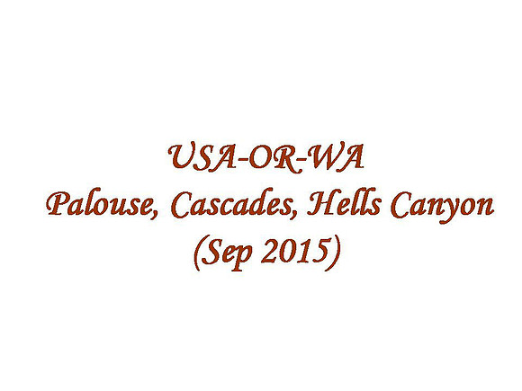 USA-OR-WA - Palouse, Cascades, Hells Canyon (2015-09)