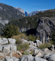 Half Dome from Rt120 entrace road, Yosemite