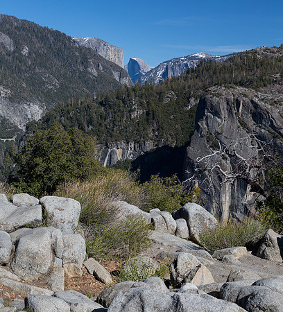 Half Dome from Rt120 entrace road, Yosemite