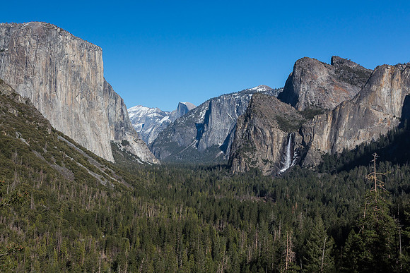 Yosemite Valley from Tunnel View - 3