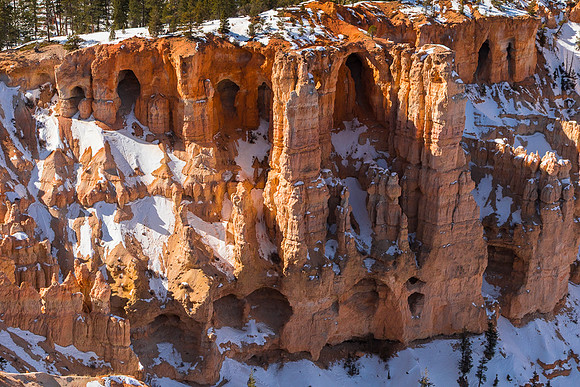 Brcye canyon weathered wall from Bryce Point #1