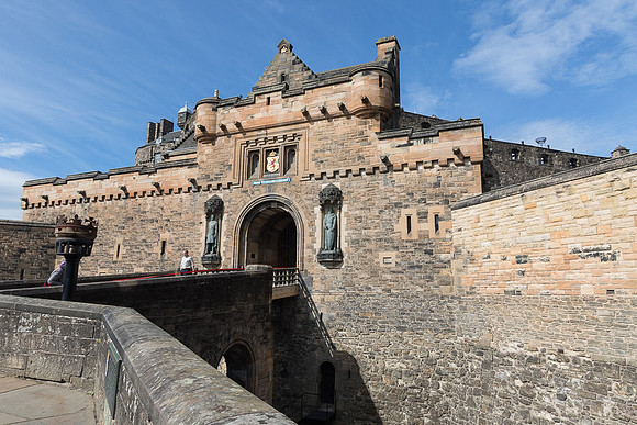Edinburgh Castle, Scotland - main gate