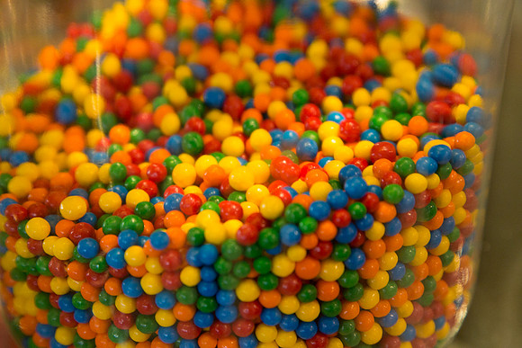 Colored Spheres of sweet