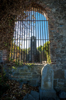 Bell Tower Through the Grate