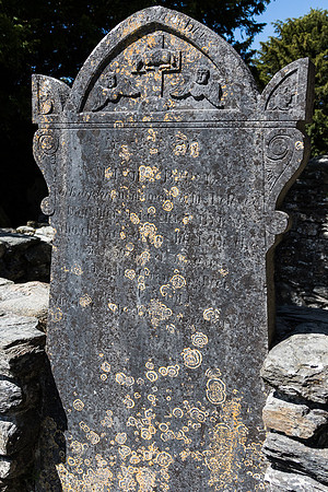 Headstone at Glendalough