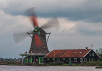 Wind powered sawmill.  Zaanse Schans, Netherlands