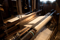 Hand loom in Weaver's house.  Zaanse Schans, Netherlands