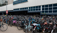 Amsterdam Bicycle Parking lot at Train Station