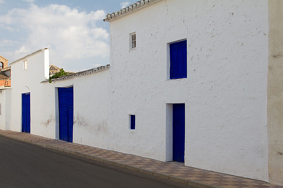 Blue in White, Puerto Lapice, Spain