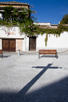 Neighborhood plaza, Calle Principal de S. Bartolome, Abaicin area, Granada, Spain