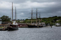 L.A. Dunton in Mystic Seaport harbor
