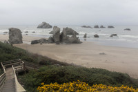 Bandon Beach with stairs