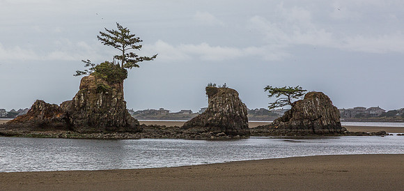 Three stacks, two trees