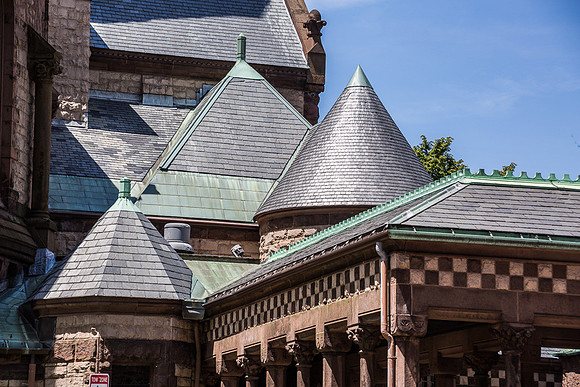 trinity Church cones and triangles