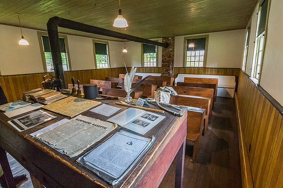 Historic Deerfield school room