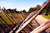 X Fence row