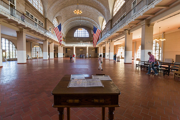 Ellis Island Processing Room