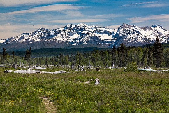 Northern US Rockies from Polebridge